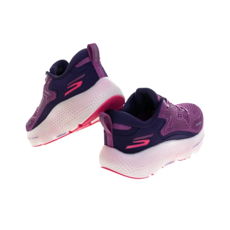 Skechers Go Run Max Road 6 Cushioning Wear-Resistant Low-Top Running Shoes Women's Purple-2