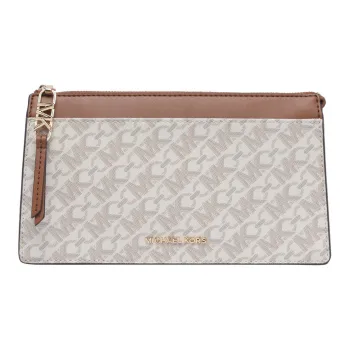 MICHAEL KORS Calfskin Crossbody Bag Shoulder Bag Women's Beige