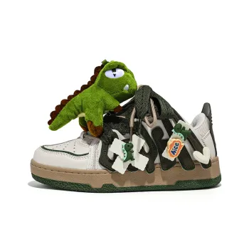 A&M Doll Collection Puffy Shoes Slip Resistant, Abrasion Resistant, Breathable Low Top Skateboard Shoes Unisex