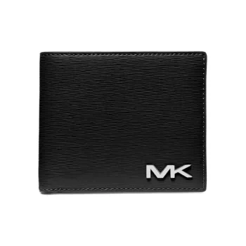 MICHAEL KORS MK Cooper Artificial Leather Handheld Card Holder Wallet Small Size Men's Black