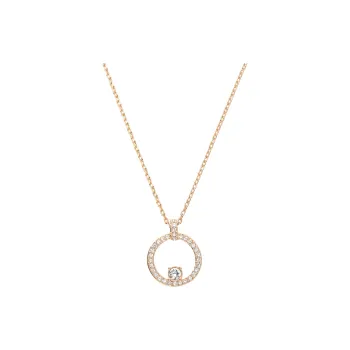 Swarovski Constella Faux Crystal Necklaces Women's Rose Gold