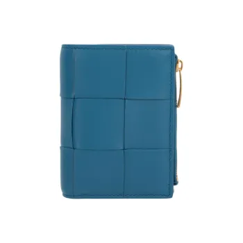 Bottega Veneta Cassette Small Bi-Fold Zip Wallet