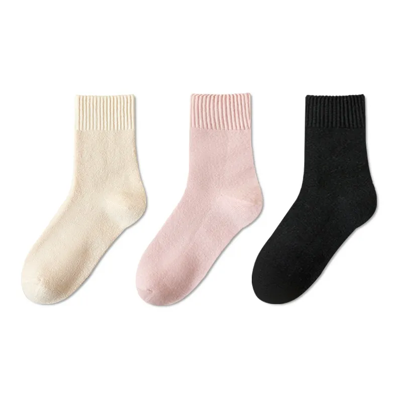 MIIOW Mid Calf Socks Women's 3 Pack-20