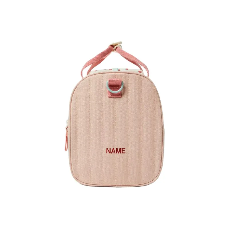 ZARA Cotton Bowling Bag Shoulder Bag Crossbody Bag Handbag Regular Women's Pink-3