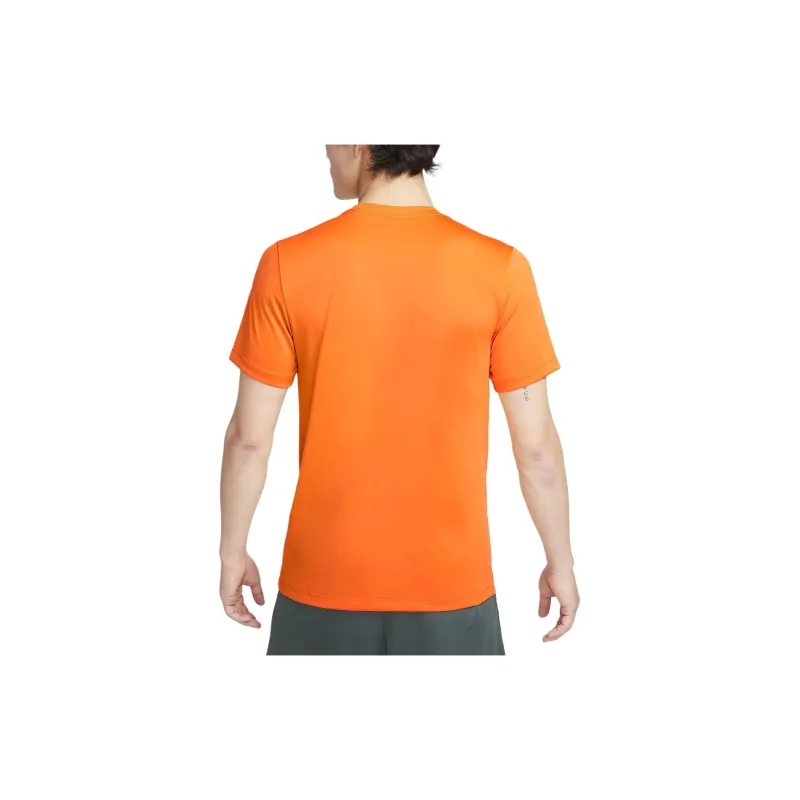 Nike Dri FIT T Shirt Men's Bright Orange-1