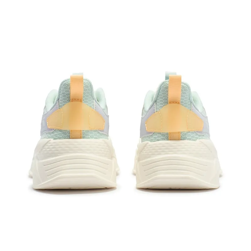 361° Light And Comfortable Shock Absorbers With Slip Resistant Features Low Top Casual Shoes Women's White-3