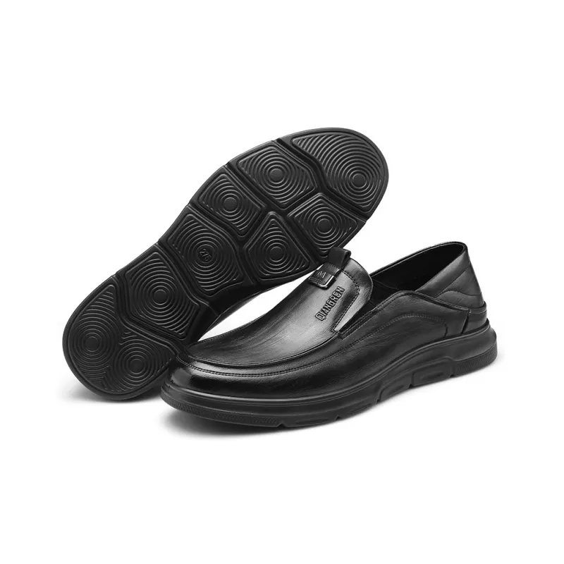 Strongman 3515 Plus Size Leather Shoes For Men's Unlined Wide And Extra Wide Shoes Dad Shoes-4