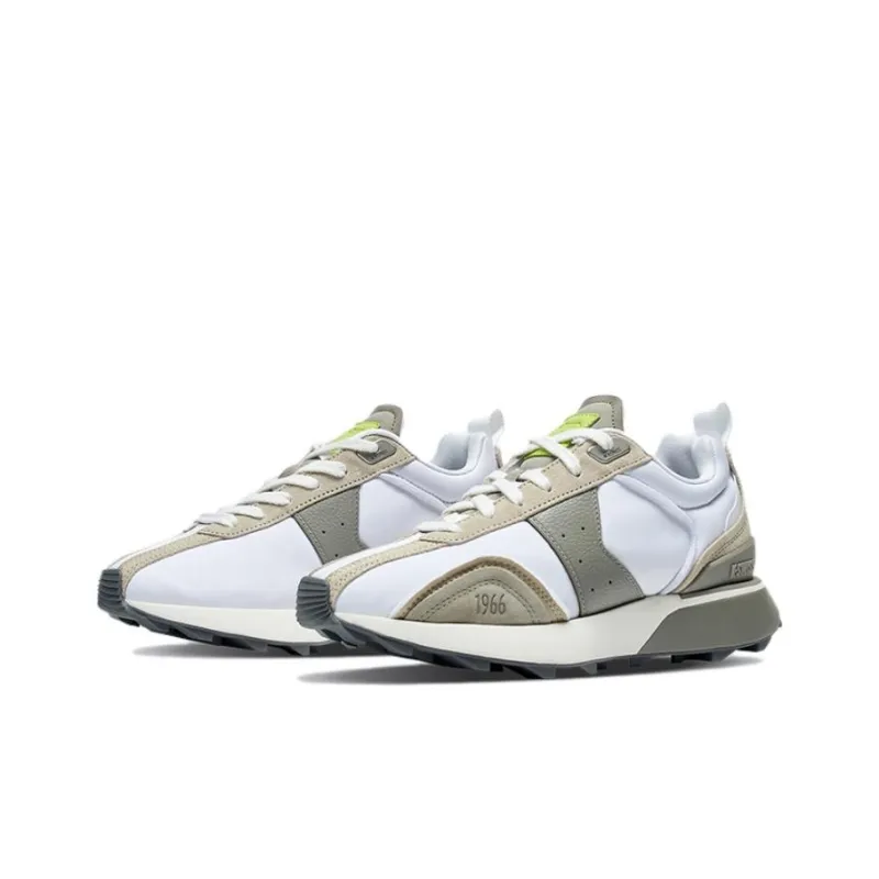 KSWISS Abrasion Resistant Breathable Low Top Casual Shoes Women's White Brown-1