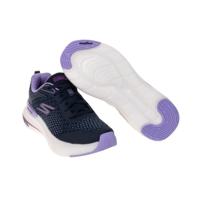 Skechers Cushioning Wear Resistant Low Top Casual Running Shoes Women's Purple-3