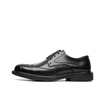GZZ Dress Shoes Men Low-Top Black