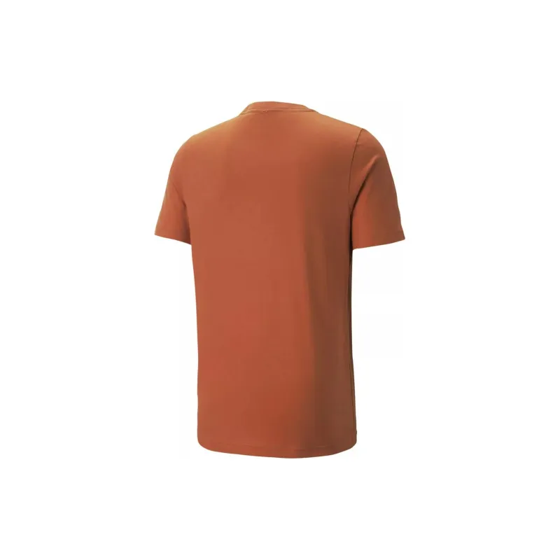 PUMA ESS SMALL LOGO TEE S T-Shirt Men's Orange-1