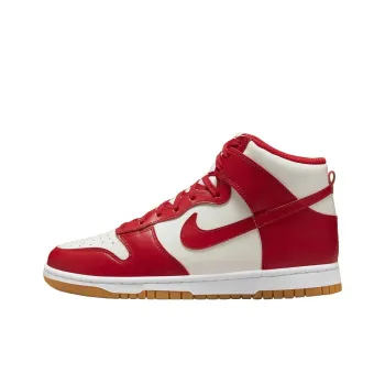 Nike Dunk High Sail Gym Red Gum Women's