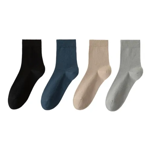 Lanza Mid Calf Socks Men's 4 Pack
