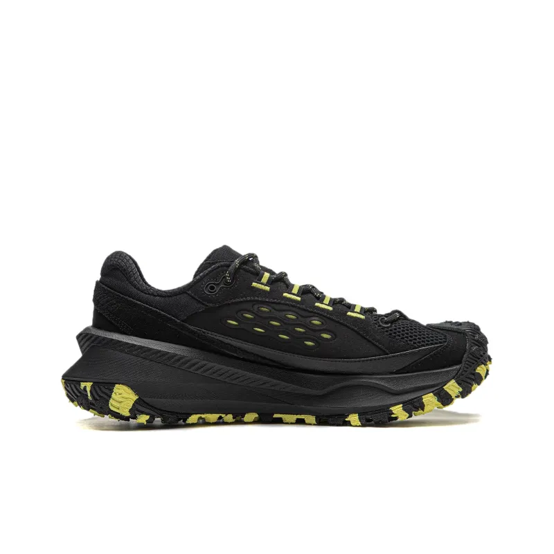 LiNing Wear Resistant Low Top Running Shoes Unisex Black-1