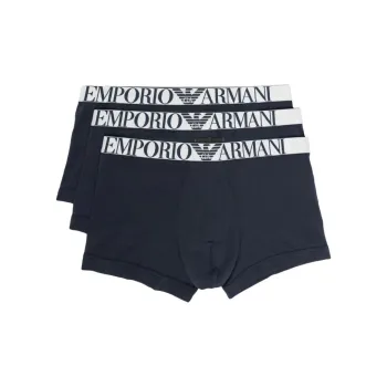 EMPORIO ARMANI SS24 Underpants Men's 3 Pack Navy