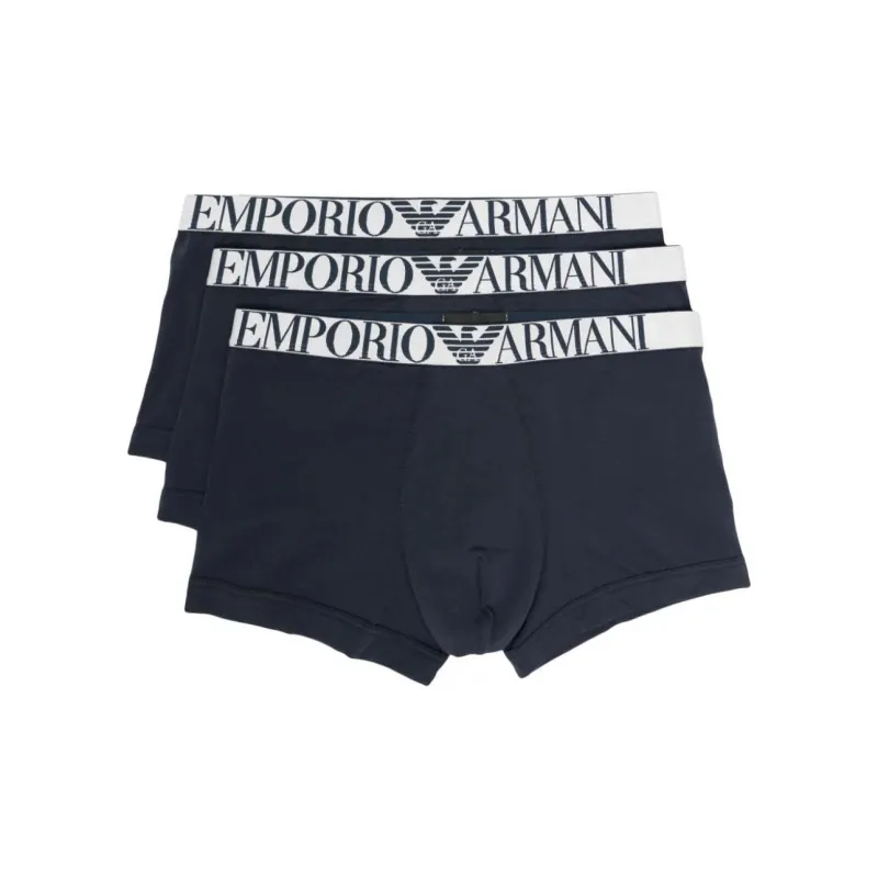 EMPORIO ARMANI SS24 Underpants Men's 3 Pack Navy-0