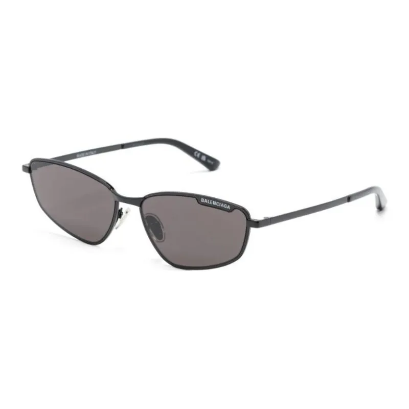 Balenciaga Logo-engraved Rectangular-frame Sunglasses-0
