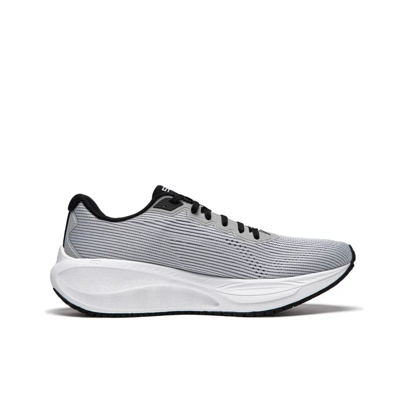 LiNing Wuyue 2.0 Cushioned Slip Resistant Abrasion Resistant Breathable Low Top Sprint Running Shoes Men's Mist Gray-1