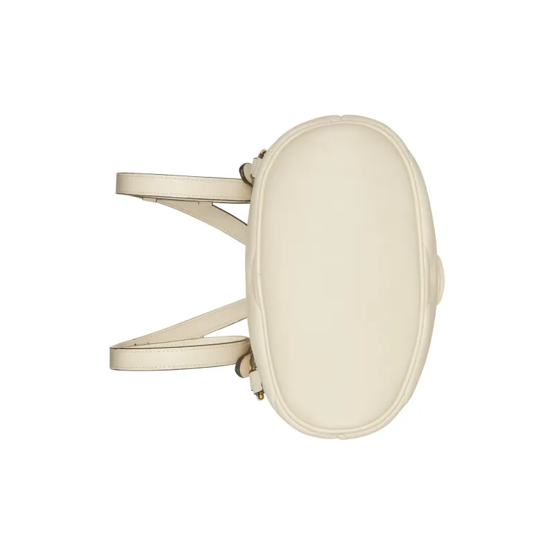 GUCCI GG Marmont Quilted V-Shaped Leather Backpack Women's White-4