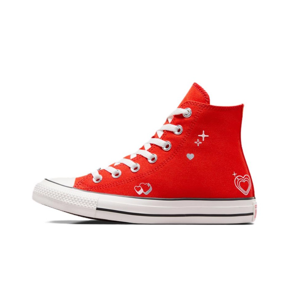 Converse Chuck Taylor All Star Hi Y2K Heart Fever Dream Red and White US W 7