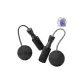 Classic Black Jump Rope 6.5cm Weighted Ball Style with Storage Bag