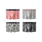4 Pack (Romantic Pink Bunny+Slate Gray Bunny+Joyful White Multicolor Bunny+Mysterious Black Bunny)
