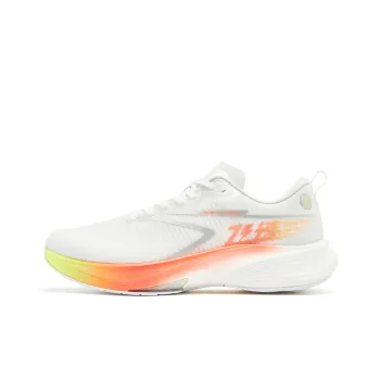 QIAODAN Rapid 2.0 Cushioning Wear-Resistant Low-Top Q-KUNGFU PRO Running Shoes Men's Jordan White Phantom Orange