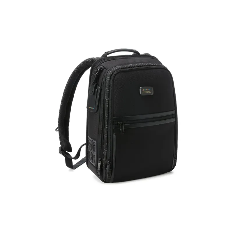 HORSEMEN Elastic Nylon Backpack Medium Size Men's Black-1