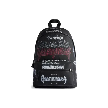 Balenciaga Explorer Nylon Backpack Men's Black