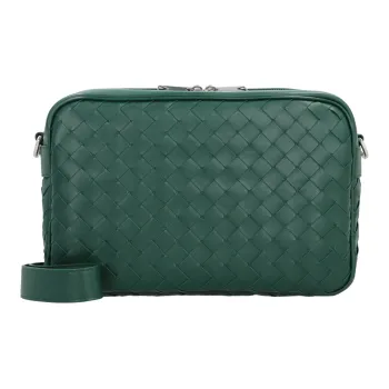 Bottega Veneta Calfskin Camera Bag Shoulder Bag Crossbody Bag Men's Green