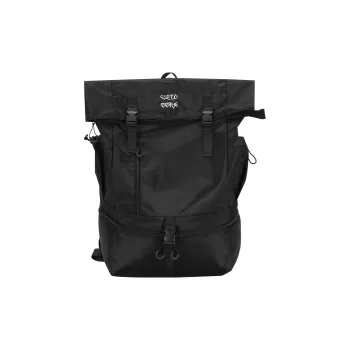 VEIDOORN Polyester Backpack Regular Unisex Graphite Black/Vanguard Green/Water Silver Gray
