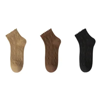 MIIOW Mid Calf Socks Women's 3 Pack