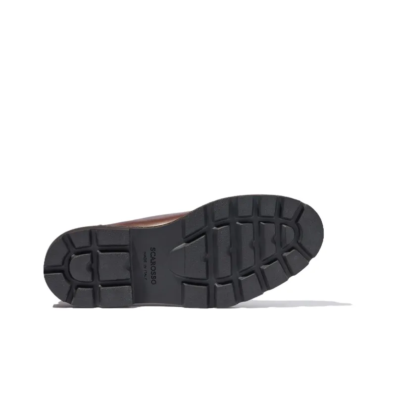 SCAROSSO Damiano Leather Derby Shoes-3