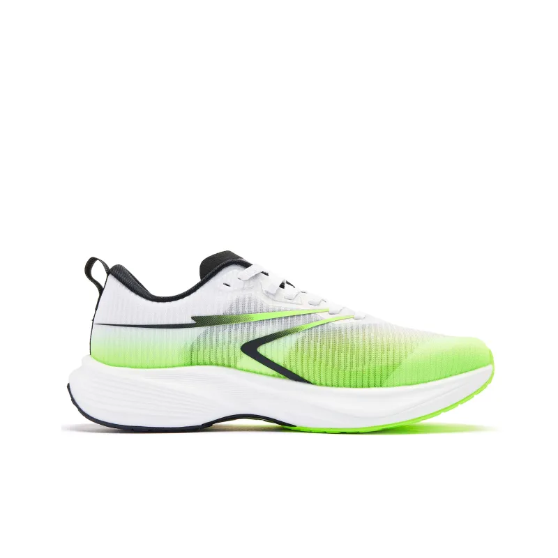 QIAODAN Rapid 2.0 Cushioning Anti-Slip And Wear-Resistant Low-Top Q-KUNGFU PRO Running Shoes Men's White Green-1
