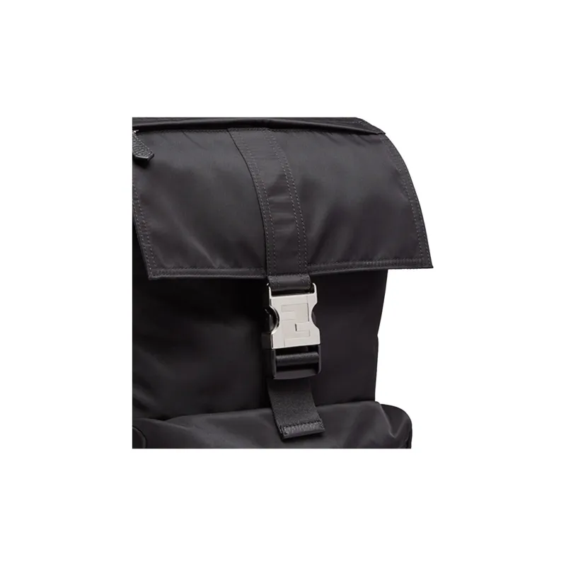 FENDI Nylon Backpack Men's Black-3