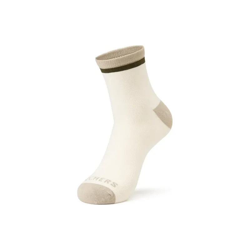 Skechers Colorful Mid Calf Socks Unisex 2 Pack-3