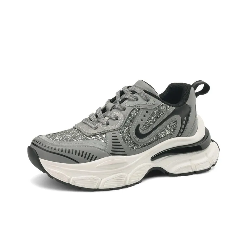 Rosa Bianca Anti-Slip Wear-Resistant Breathable Lightweight Height Increasing Warm Low-Top Chunky Sneakers Women's-7