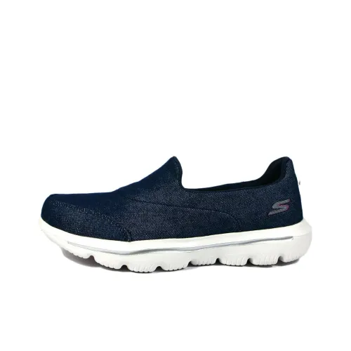 Skechers Go Walk Evolution Ultra Durable Breathable Low-Top Casual Shoes Women's Blue