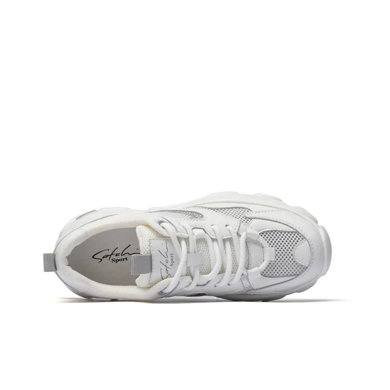 SATCHI SPORT Cushioned Wear-Resistant Breathable Chunky Sneakers Women's-10