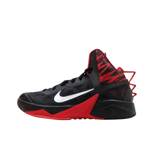 Nike Zoom Hyperfuse 2013 Black/Metallic Silver-University Red