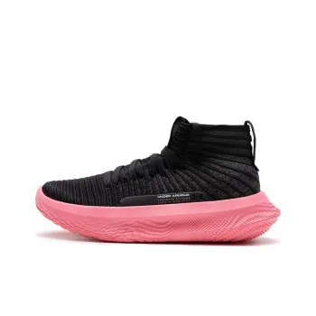Under Armour FUTR X ELITE Cushioning Breathable High Top Basketball Shoes Unisex Black Pink