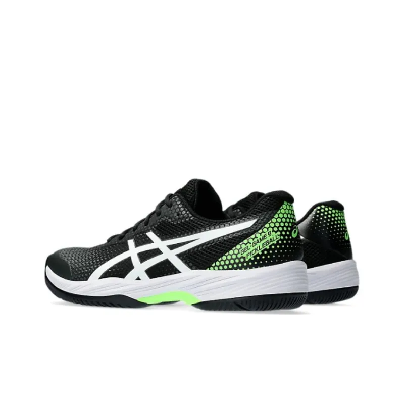 Asics Gel Game 9 Pickleball Black White Green-2