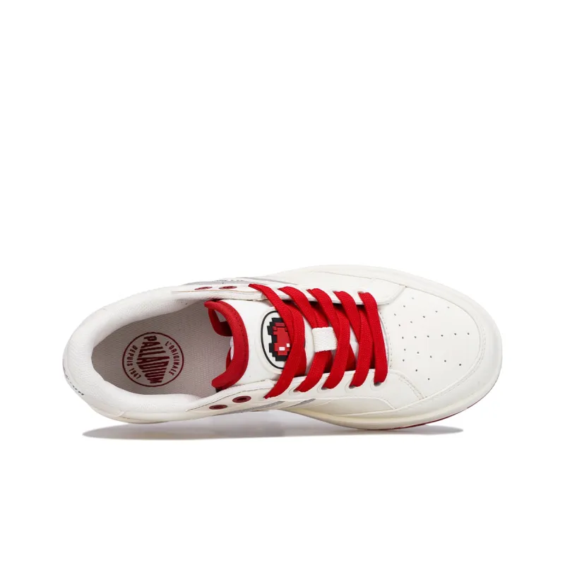 Palladium Comfortable Versatile Anti Slip And Wear Resistant Low Top Skateboard Shoes Unisex White Box-3