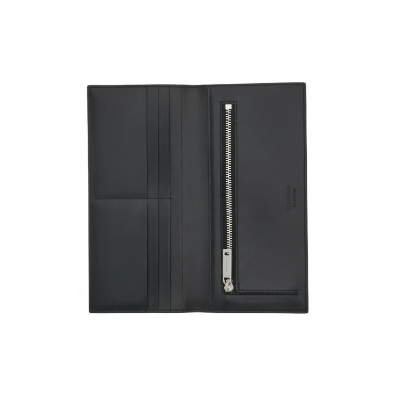 FERRAGAMO Cow Leather Wallet Men's Black-2