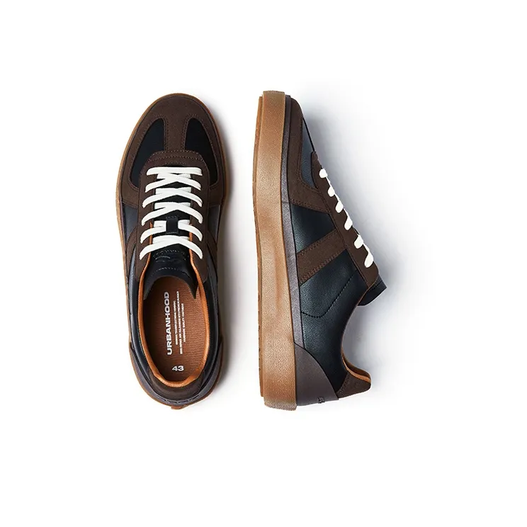URBANHOOD 5560 Series Low Top Casual Shoes Unisex Dark Iron Brown-2