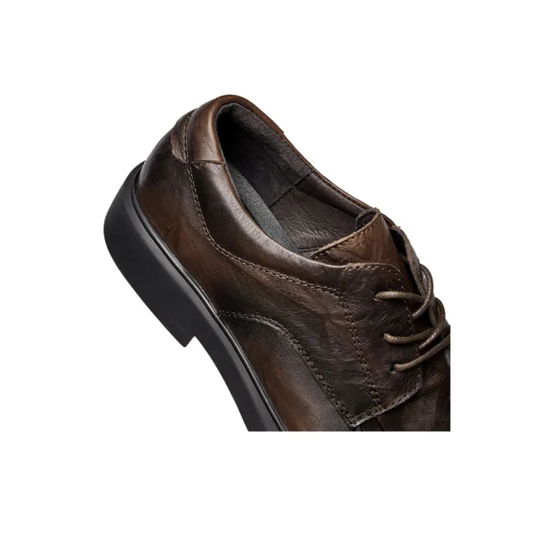Brounvanm Men's Casual Shoes Men Low Top Coffee-6