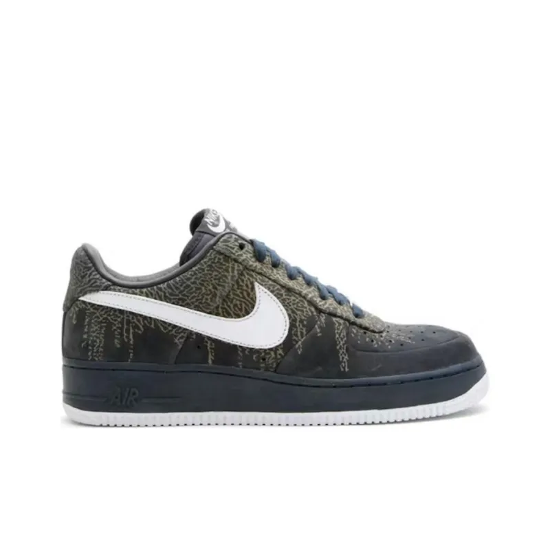Nike Air Force 1 Low Elephant Print Dark Obsidian-1