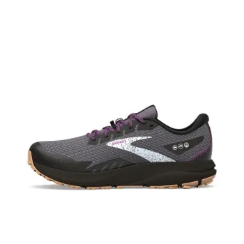 Brooks Divide Cushioning Breathable Low Top Running Shoes Women's Black Gray