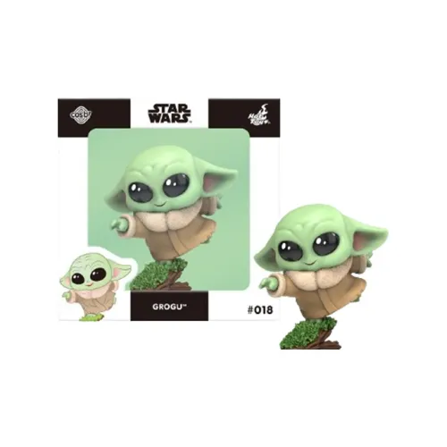 Hot Toys COSBI Star Wars The Mandalorian Yoda Chibi Figures 8cm