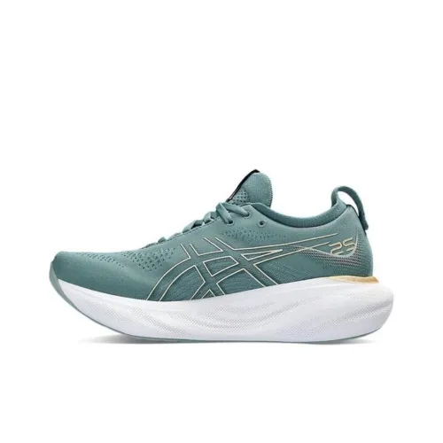 Asics Gel Nimbus 25 Foggy Teal Champagne Women's